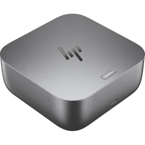 HP Thunderbolt 4 100W G6 Dock - for Desktop PC, Notebook - Charging Capability - 120 W - Thunderbolt 4-4 Displays Supported - 5 x USB Ports - 3 x USB Type-A Ports - Type-A - 2 -C - -C - 1 RJ-45 - Ne image 3