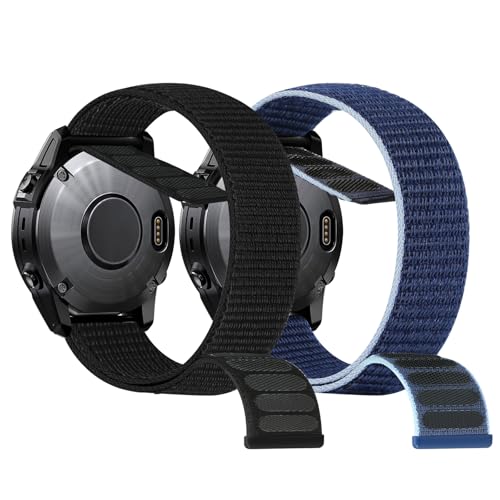 Reviews de garmin fenix pro los 5 más buscados. 50 WolliLe Correa de Nailon Compatible con Garmin Fenix 5/6/7/8/Fenix E 47mm, Correa de 22mm Quickfit Pulsera Deportiva Tejida para Fenix 7 Pro/6 Pro/5 Plus/Approach S60/S62