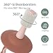 Momcozy baby zahnbürste, Inklusive austauschbarem Bürstenkopf, Rosa