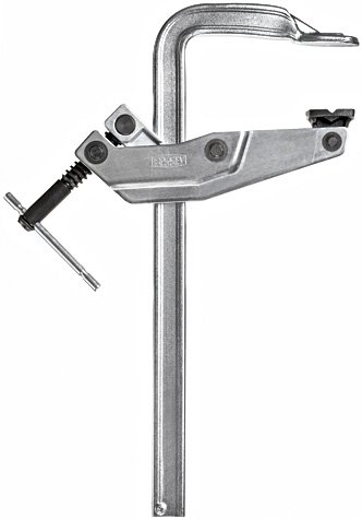 BESSEY Greifarmzwinge GRA100, Spannweite 1000 mm Ausladung 120 mm, Außenliegende Spindel, gegen Schweißspritzer geschützt, Gewicht 3,80 Kg