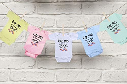 Racing is in my DNA -Cute Car Racing outdoor sports Baby bodysuit onesie & bib3