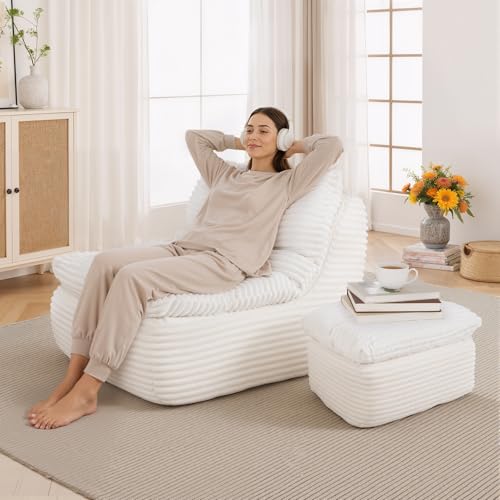 Silla decorativa sin brazos en espuma premium sofá cama premium beige 8
