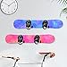 lasuroa 4pcs Horizontal Snowboard Display Racks, Wall Mount Clips Space Saving Design Hanger SKi Board Storage for Home and Garage