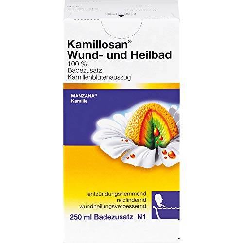Kamillosan Wund und Heilbad: Kamille-Badezusatz für Sitzbad gegen Juckreiz Hämorrhoiden-Beschwerden Hautentzündungen 250 ml