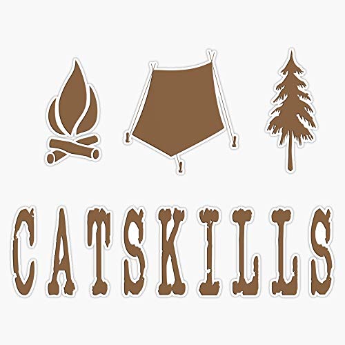 Magnet Catskills Camping Magnetic Bumper Sticker 5