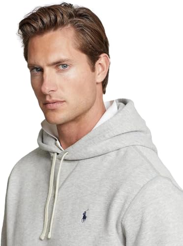 POLO RALPH LAUREN Mens Cabin Fleece Hoodied Sweatshirt (2XB, Grey)4