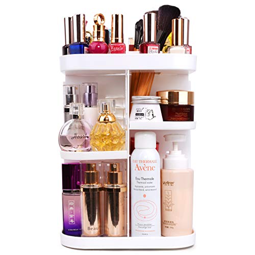 360 Makeup Organizer Square White