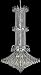 Elegant Lighting Value Toureg Collection Chandelier D:44in H:72in Lt:20 Chrome Finish (Elegant Cut Crystals) Chrome