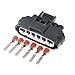 1-20Kits 6 Pin Plug Auto Water Proof Electronic Throttle Valve Connector 7283-1968(Female Set,1Set)