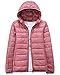 Produktbild Daunenjacke Damen Ultra Leicht Steppjacke Daunenmantel Winter Mantel Übergangsjacke mit Kapuze Rosa L