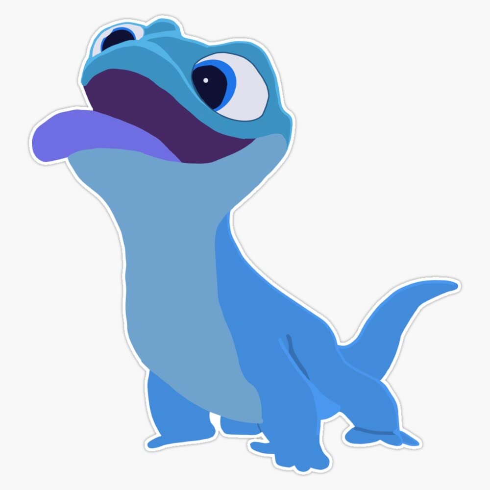 bruni the salamander Sticker Bumper Sticker Vinyl Decal 5"