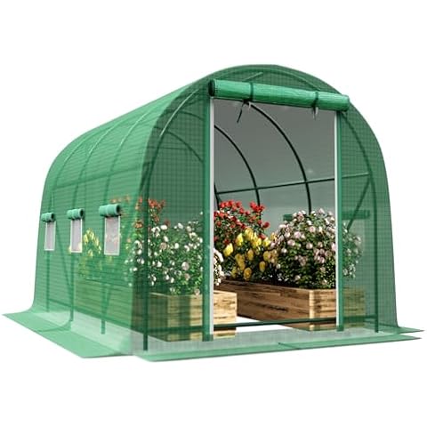 Grezone Walk-in Tunnel Greenhouse Cover