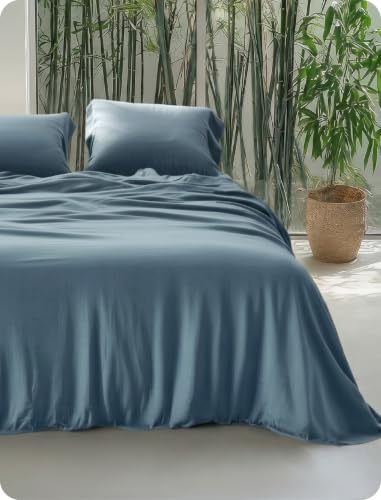 Image of Bedsure PureWoven Cooling Duvet Cover, Ideal for Hot Sleepers, Queen Size
