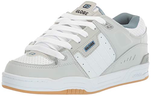 Image of Globe Men's Fusion Skate Shoe, Light Grey /White /Dusk, 11 Medium US