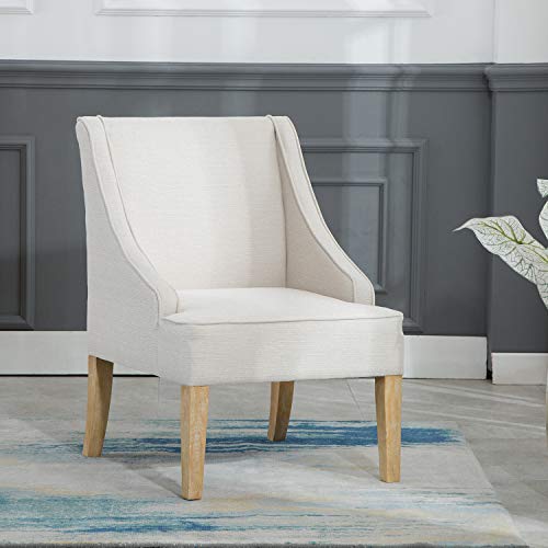 Kmax Fabric Accent Chair, Comfortable Living Room Leisure Chair, Upholstered Side Chair