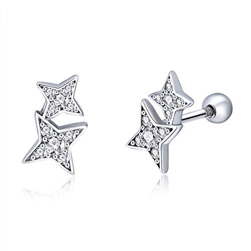 Boucles d'oreilles argent 925 météore, le cadeau idéal pour femme