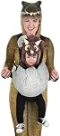 Hatchling Tiny Triceratops Baby Infant Carrier Costume - 100% Polyester, Minky Headpiece, Secure Eggshell Attachment