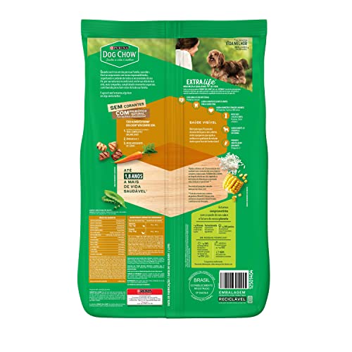 Purina Dog Chow Ração Adulto Raças Pequenas Frango e Arroz - 15kg para Todas Pequeno Adulto - Sabor