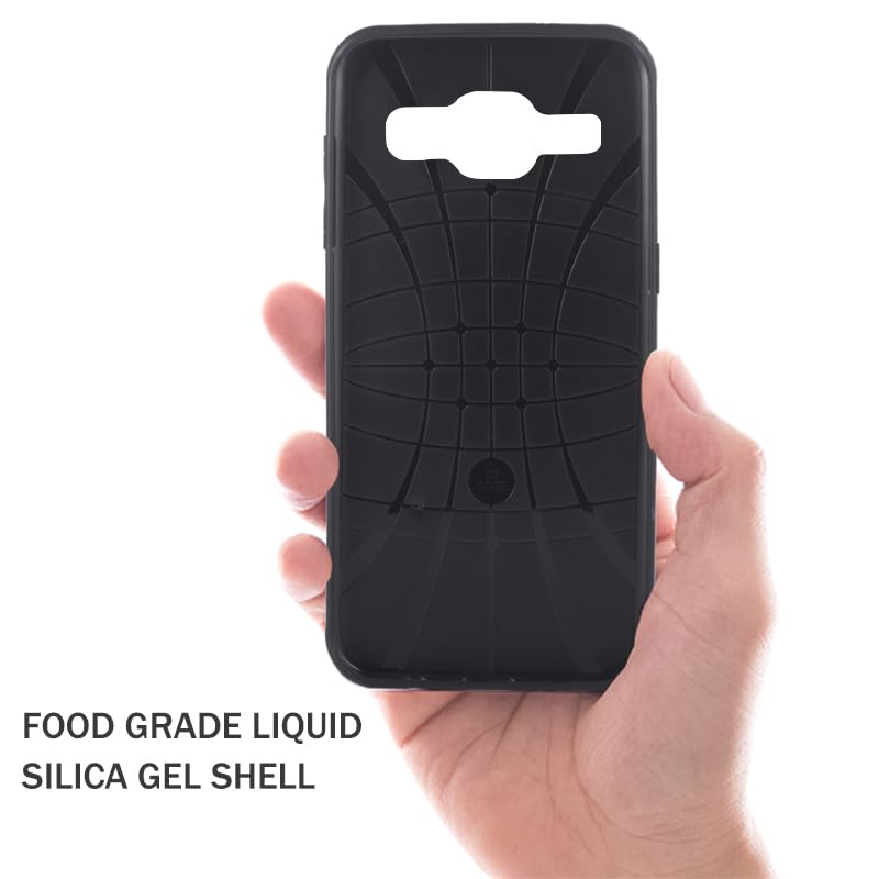 Image of case for Samsung Galaxy J3 2016 /J 3 V /J36V /Sky /Amp Prime Case Rugged Thin Slim Cell Anti-Slip Fit Rubber TPU Mobile Phone Cover for Glaxay Sol J3V JV3 J36 6 J320V J320A Women Men Purple