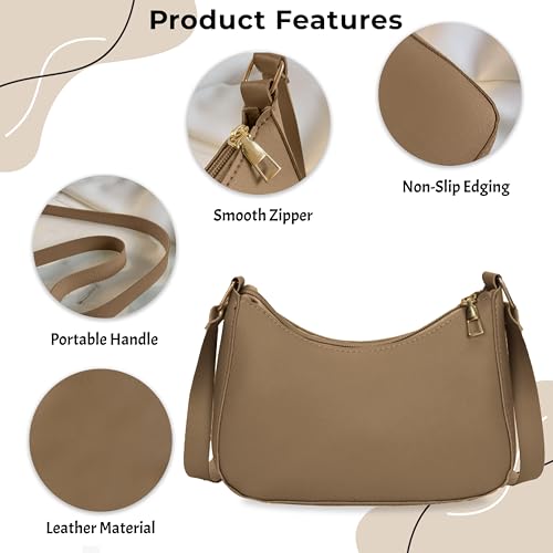 Image of Kraptick Hand Bag - Stylish Small Shoulder Bag for Women, Mini Shoulder Purse, Casual Lightweight Sling Bag for Women, Crossbody Bag for Ladies, Women's Travel Handbag