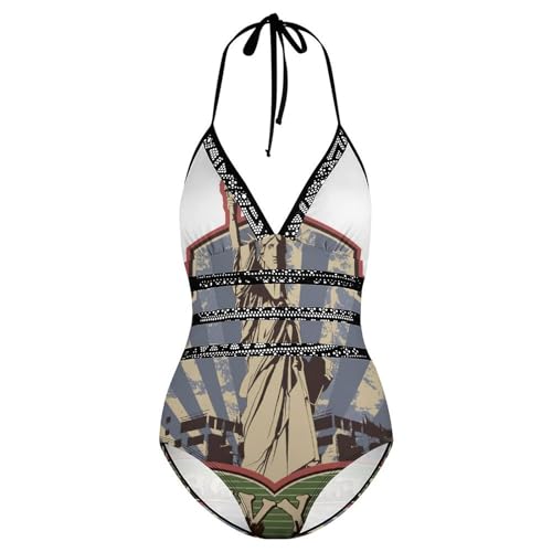 Bikini set Liberté maillot de bain une pièce haut de gamme pour la natation - 4