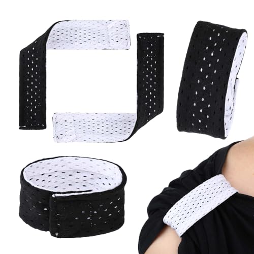 COMNICO 4PCS Sleeve Bands Sleeve Holders Sports Shirts Jersey Sleeve Clips Ties Solid Color Fasteners Sleeve Straps for Soccer Softball Baseball