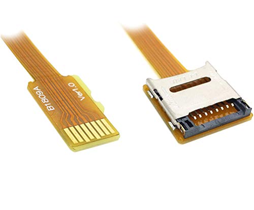 Kalea-Informatique Adattatore Microsd Riser, Lunghezza 16 Cm, Con Dispositivo Di Blocco Per Schede Micro Sd