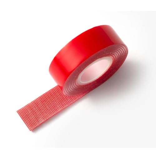 Blendend Cinta adhesiva doble cara de alta resistencia 1,5m con malla, ideal para montaje, manualidades y proyectos de bricolaje.