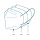 TechniSat TECHNIMASK 200 Community-Maske (Mund- und Nasen-Bedeckung, mehrlagige Einweg-Maske aus hochwertigem Vlies / Gesichtsmasken, Made in Germany), 20 Stück