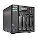 Asustor Lockerstor 4 Gen2+ AS6704T v2 4 Bay NAS Storage, Intel Quad-Core 2.0GHz CPU, Dual 5GbE Ports, 4GB RAM DDR4, 4 M.2 SSD Slots, HDMI, Network Attached Storage (Diskless)