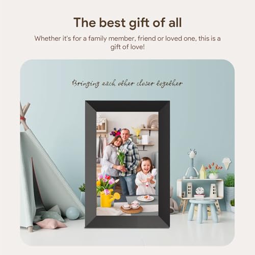 Uhale Digital Picture Frame, 10.1 Inch Smart WiFi Digital Photo Frame, 16GB Memory with Auto-Rotation Share Photos/Videos and Send Best Wishes via App – Image 6