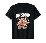 oh snap - disco di pan di zenzero da golf, frisbee per golf, natale maglietta