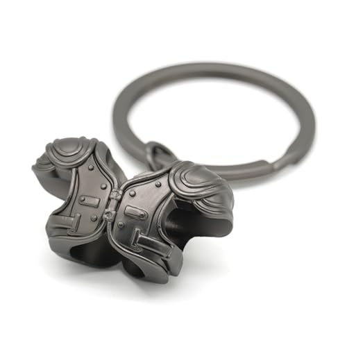 40YARDS - 40YARDS American Football Schlüsselanhänger – 3D Shoulder Pads aus Metall mit Schlüsselring – Mini Schulterpolster Anhänger für Football Fans – Geschenk & Fanartikel für Schlüsselbund & Rucksack - -20%