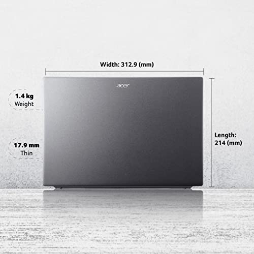 Image of acer Swift 3 OLED 12th Gen Intel EVO Core i5 (16 GB RAM /512 GB SSD /Windows 11 Home /MS Office 2021 / Fingerprint Reader /Steel Gray / 1.45 KG / SF314-71