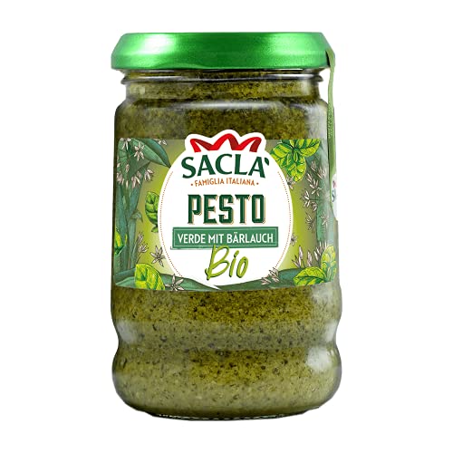 Saclà Bio Pesto mit Bärlauch | Bioqualität | Nach traditioneller Art | IT-BIO-014 | 190g Cover