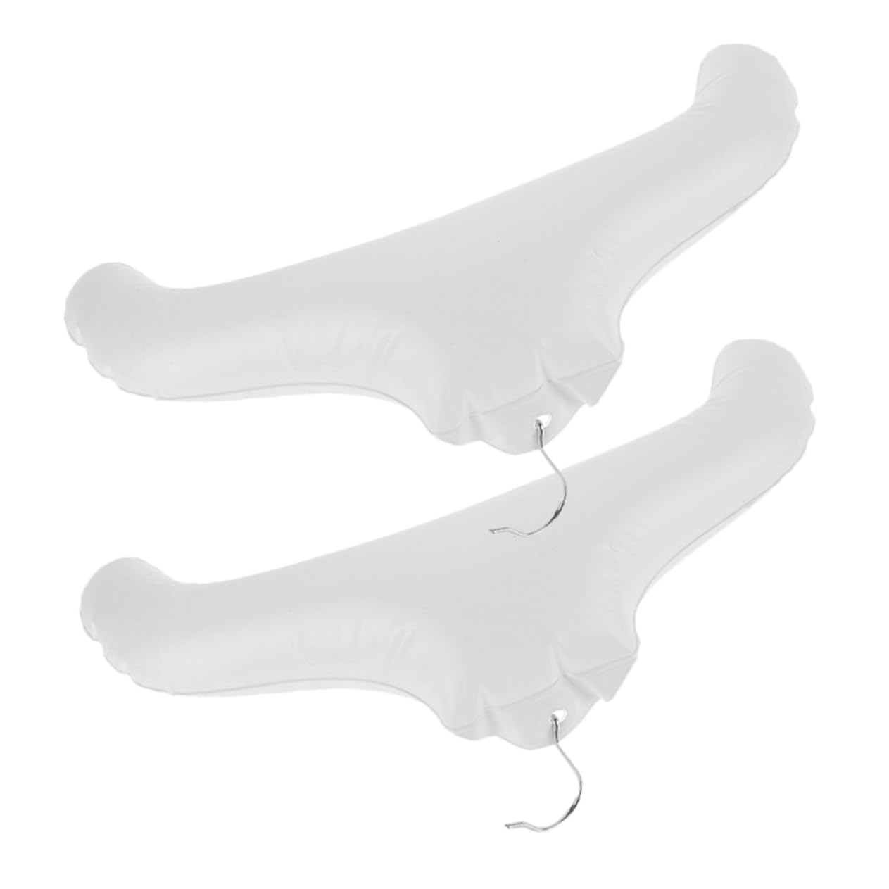 IMIKEYA 5 Set Gruccia Gonfiabile Ganci Per Tazze Stendino Per Indumenti Appendiabiti Gonfiabile Appendiabiti Pieghevole Da Viaggio Piccoli Pvc Silver 2 Pezzi * 5