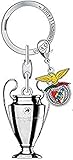 Offizielles UEFA Produkt UEFA Champions League SA Tag Benfica PokalSchlüsselanhänger 3D 5 cm