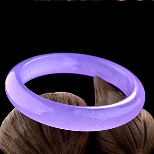 Bracelet jade violet véritable jonc en jadéite à porter au quotidien - 5