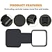 BougeRV 1 1/4 Inch (1.25 Inch) Trailer Hitch Cover Plug Insert Rubber Hitch Plug Fits 1.25 Inch Receivers for Subaru Jeep