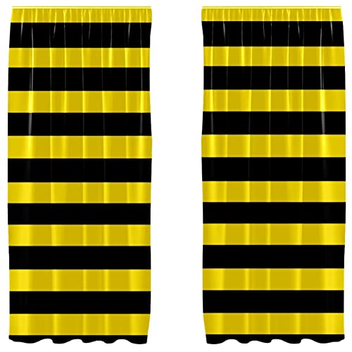 Cortinas opacas de microfibra de rayas para decoración de salones y dormitorios modernos 2