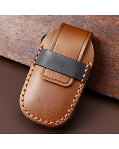 Étui de protection pour porte-clés avec télécommande 4 boutons marron - 3