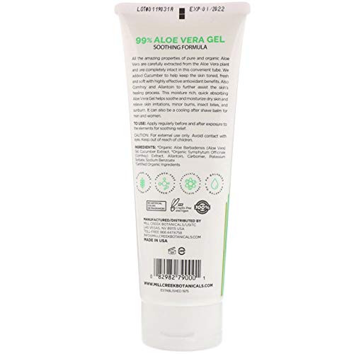 Mill Creek 99% Aloe Vera Gel 8 oz
