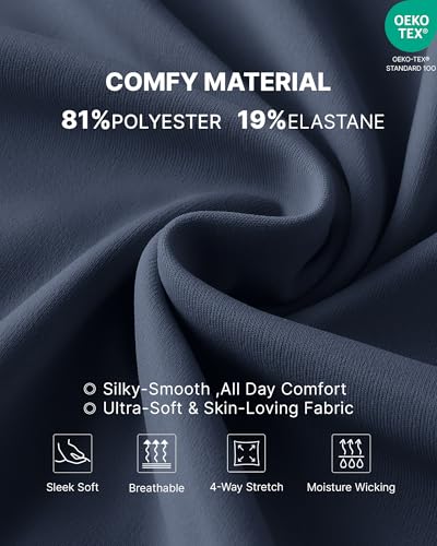 Image of G4Free Capri Pants for Women 14 inch Knee Length Wide Leg Yoga Capris Dressy Casual Summer Crop Pants with Pockets