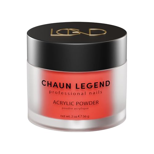 Chaun Legend Acrylic Powder, 2 Oz Long Lasting Salon Quality, Bubble Free, Self Leveling Professional Manicures, Fake Nails, Carving & Extensions, All That Jazz