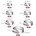 Selizo 40Pcs Hose Clamp Including 7 Sizes Adjustable Pipe Tube Clamps 304 Stainless Steel Hose Clips