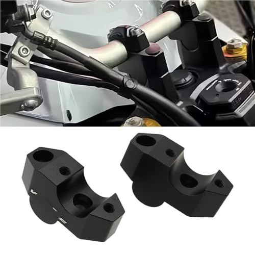 Evite fatiga con la abrazadera manillar V-Strom 800 DE que soluciona la postura baja de moto 3