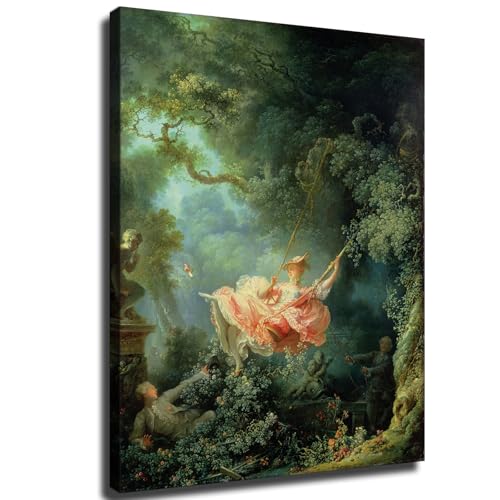 Jean Honore Fragonard The Swing Poster Wall Art for Living