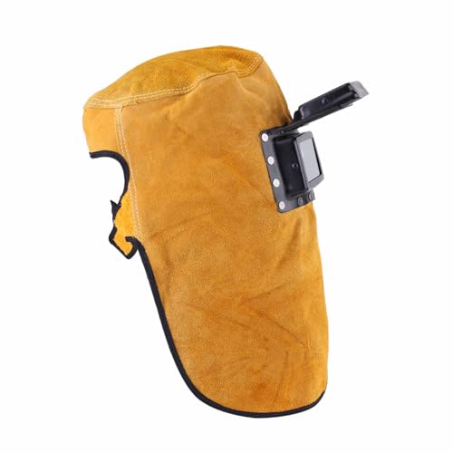 Careta para Soldar de Cuero con Lente Abatible miniatura 7