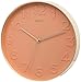 unity Bergen Style Modern Pink Wall Clock 30cm / 12-Inch