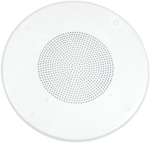 Parts Express White Round Commercial Ceiling Speaker Grill for 8" Speaker (13" Total Diameter)